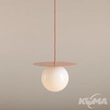 Loop_l oprawa wisząca E27 15W koralowa